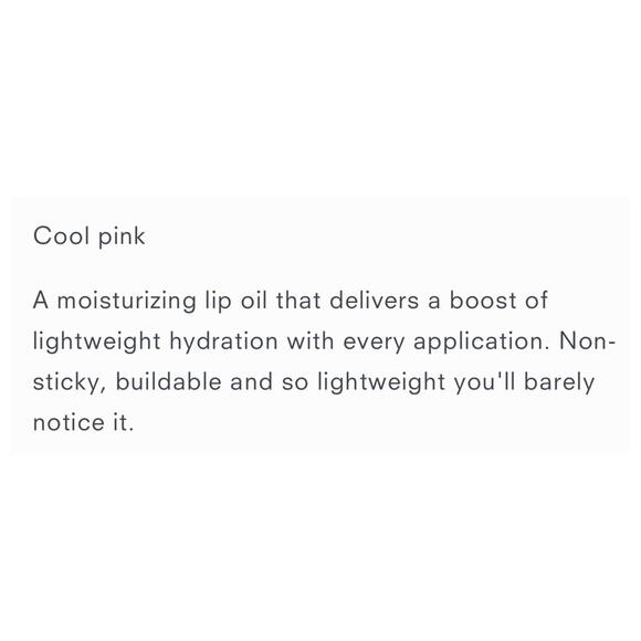 NIB Kiss & Smink Lip Aura Tinted Lip Oil Peony Full Size 3.5ml - Picture 12 of 12